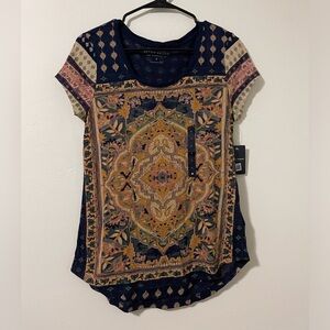 NWT Lucky Brand Graphic Tee, Small